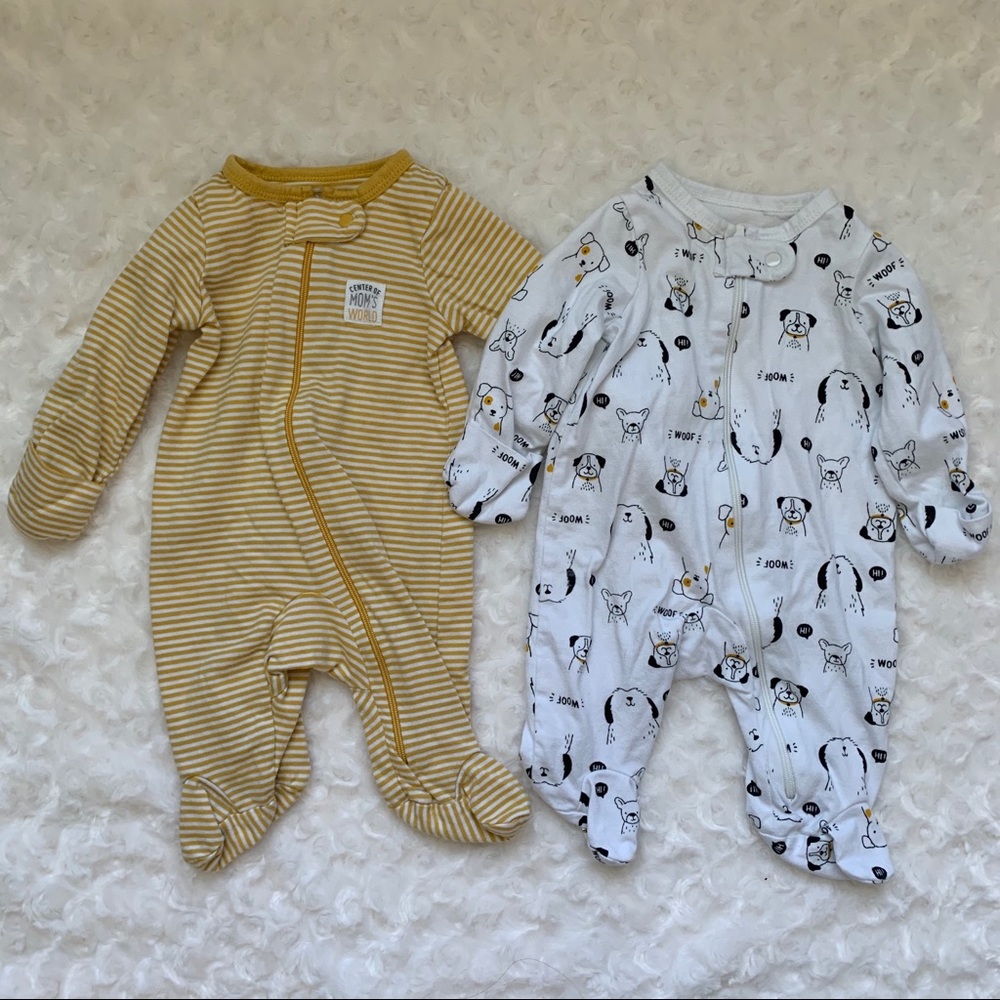 5 for $25 NEWBORN sleepers EUC